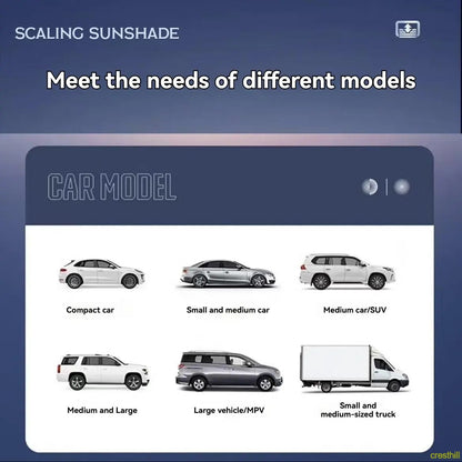 car accessories windshield sunshade, foldable window sun visor